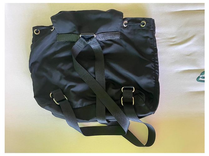 Prada Mochila de Nylon Negro - vista 6