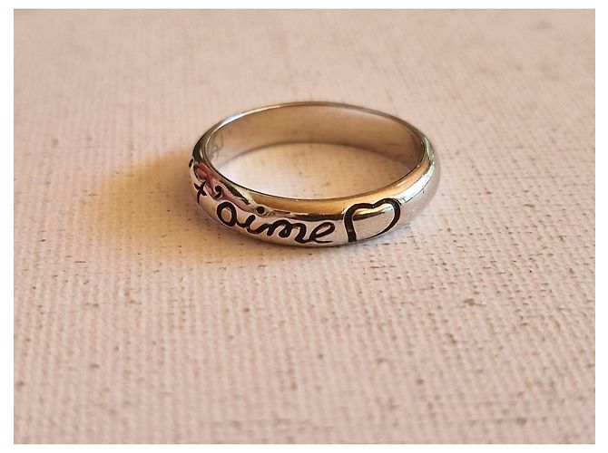 Anello Yves Saint Laurent "Je t'aime" in argento - vista 3