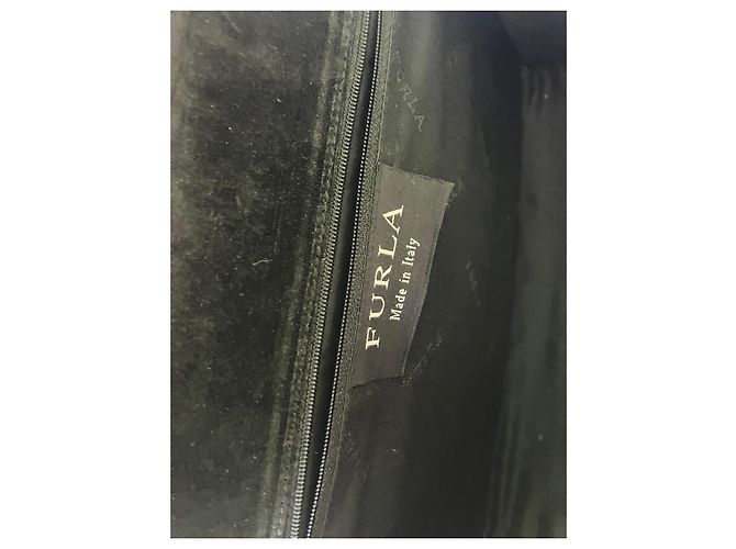 Furla Borsa a Spalla in Vernice Nera Nero - vista 4