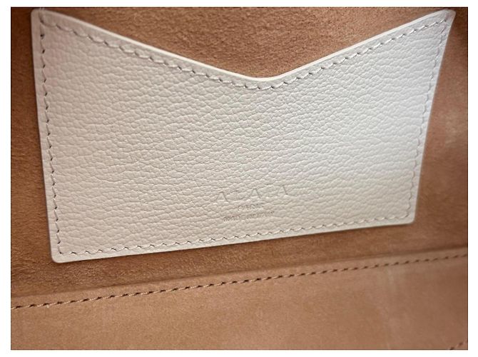 Alaïa Le Teckel Medium Handtasche Elfenbeinweiß - Ansicht 7