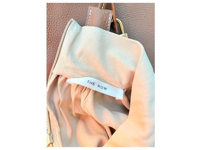 The Row Blusa de seda cuello alto Beige - vista 5