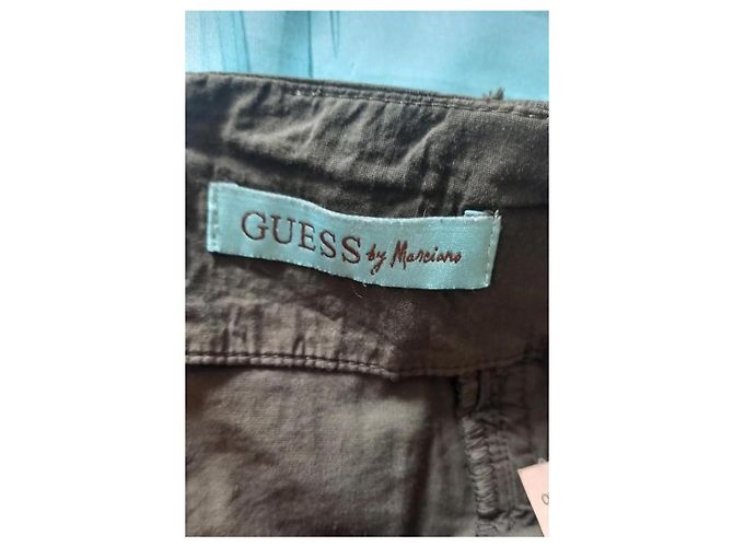 Falda midi Guess by Marciano verde de algodón elástico - vista 2