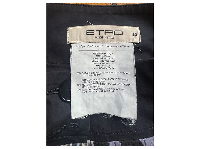 Saia midi Etro com estampa patchwork Preto Branco Vermelho Azul Verde Cinza Roxo - vista 4