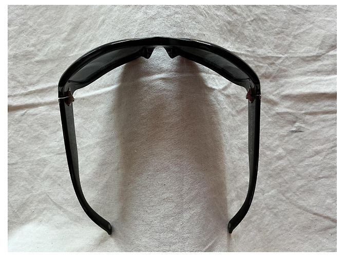 Medusa Versace Sonnenbrille schwarz mit Mäander-Muster - Ansicht 11
