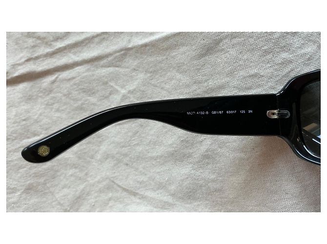 Medusa Versace Sonnenbrille schwarz mit Mäander-Muster - Ansicht 8