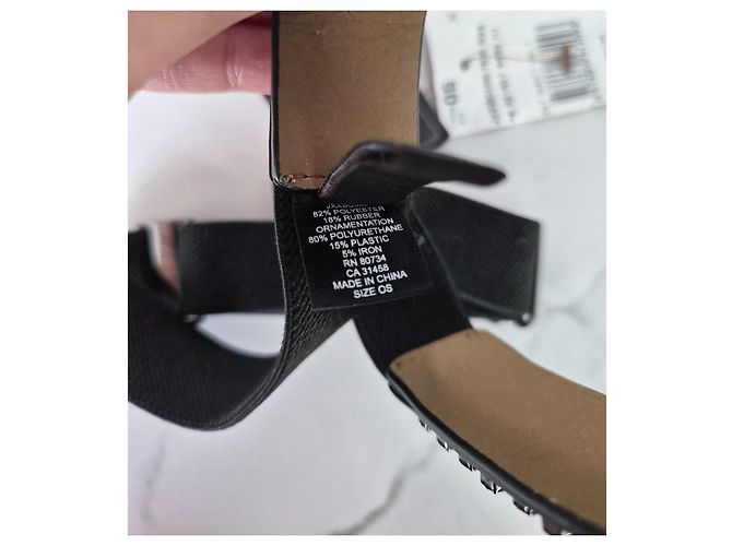 Bcbg Max Azria BCBGMAXAZRIA schwarzer elastischer Gürtel mit Kristallen - Ansicht 5