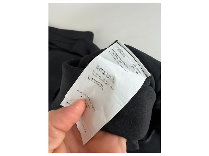 Vintage Miu Miu Ärmelloses Drapiertes Kleid Schwarz M - Ansicht 12