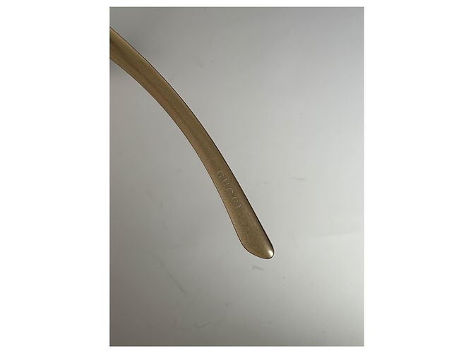 Gucci Vintage Sonnenbrille mit Farbverlauf Light Brown Gold Braun - Ansicht 10