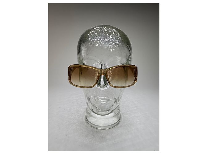 Gucci Vintage Sonnenbrille mit Farbverlauf Light Brown Gold Braun - Ansicht 11