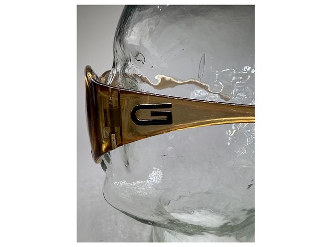 Gucci Vintage Sonnenbrille mit Farbverlauf Light Brown Gold Braun - Ansicht 12
