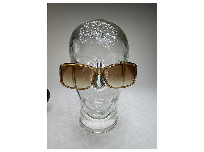 Gucci Vintage Sonnenbrille mit Farbverlauf Light Brown Gold Braun - Ansicht 2