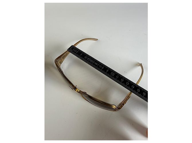 Gucci Vintage Sonnenbrille mit Farbverlauf Light Brown Gold Braun - Ansicht 4