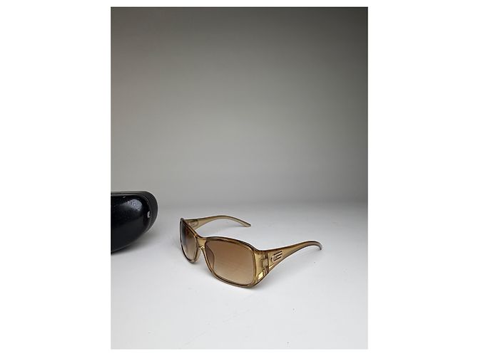 Gucci Vintage Sonnenbrille mit Farbverlauf Light Brown Gold Braun - Ansicht 5