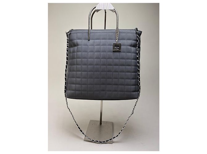Vintage Courreges Stepp nylon Tote Grey Silver Grau - Ansicht 10