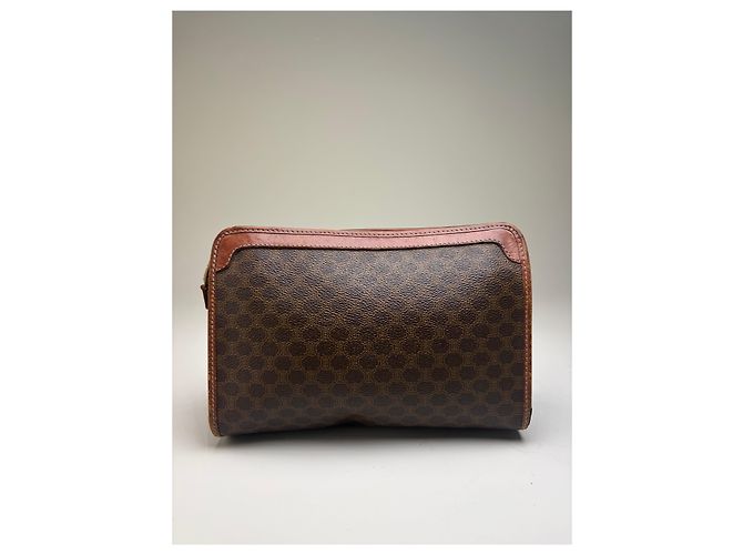 16 Céline Cartera bifold Vintage Celine Monogram Canvas Brown Beige Castaño - vista 2