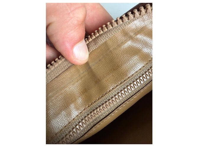 16 Céline Cartera bifold Vintage Celine Monogram Canvas Brown Beige Castaño - vista 4