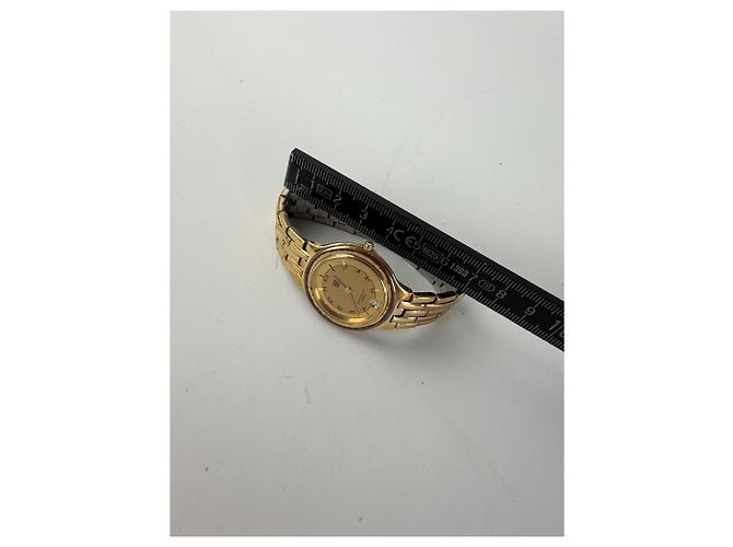 Vintage Givenchy Klassische Armbanduhr Gold Silber Golden - Ansicht 3