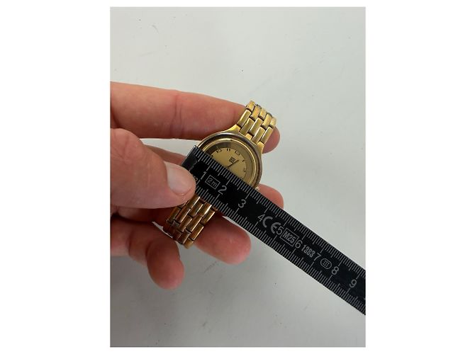 Vintage Givenchy Klassische Armbanduhr Gold Silber Golden - Ansicht 7