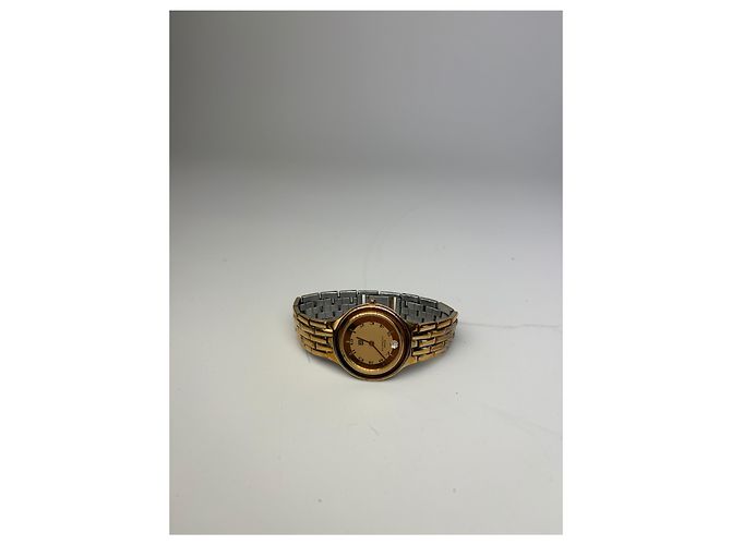Vintage Givenchy Klassische Armbanduhr Gold Silber Golden - Ansicht 9