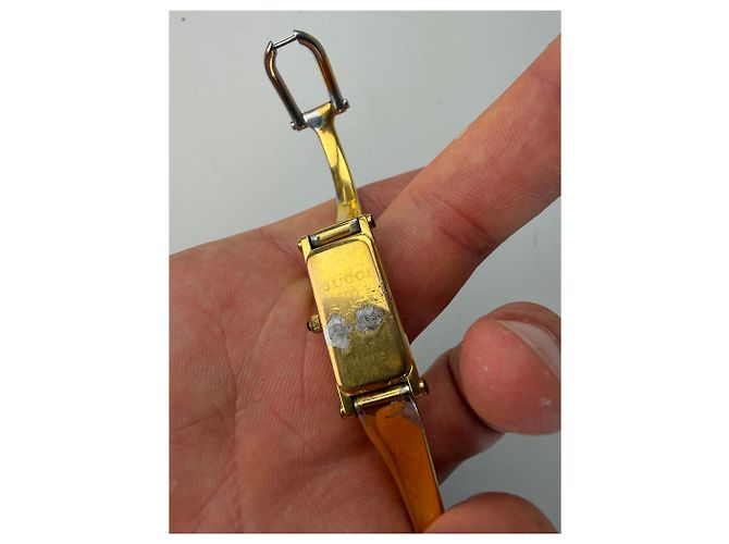 Vintage Gucci Two-Tone Armbanduhr Gold Silver Golden - Ansicht 10