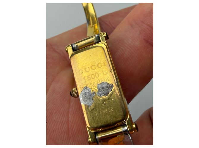 Vintage Gucci Two-Tone Armbanduhr Gold Silver Golden - Ansicht 3