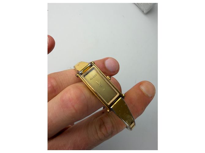 Vintage Gucci Two-Tone Armbanduhr Gold Silver Golden - Ansicht 6