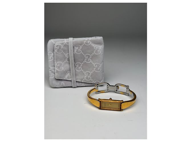 Vintage Gucci Two-Tone Armbanduhr Gold Silver Golden - Ansicht 7