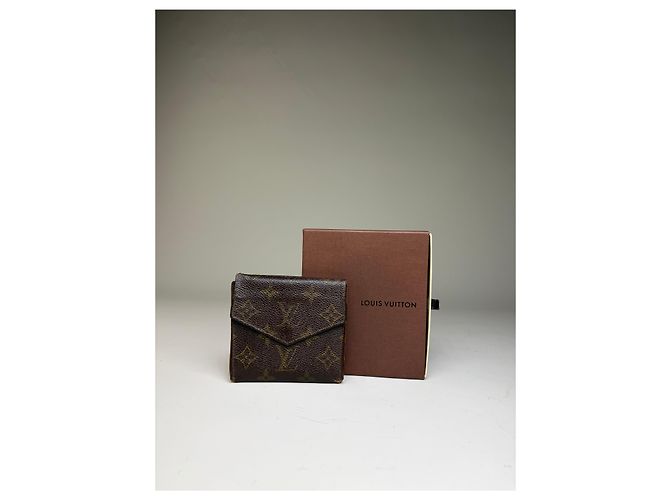 Vintage Louis Vuitton Monogram Canvas Bifold Wallet Brown Braun - Ansicht 10