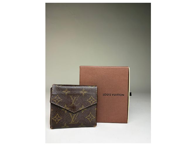 Vintage Louis Vuitton Monogram Canvas Bifold Wallet Brown Braun - Ansicht 2