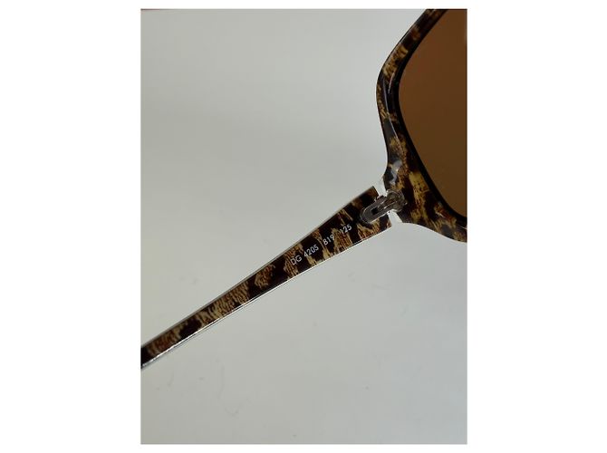 Dolce & Gabbana Occhiali da sole Vintage Dolce Acetate DG 420S Black Brown Nero - vista 8