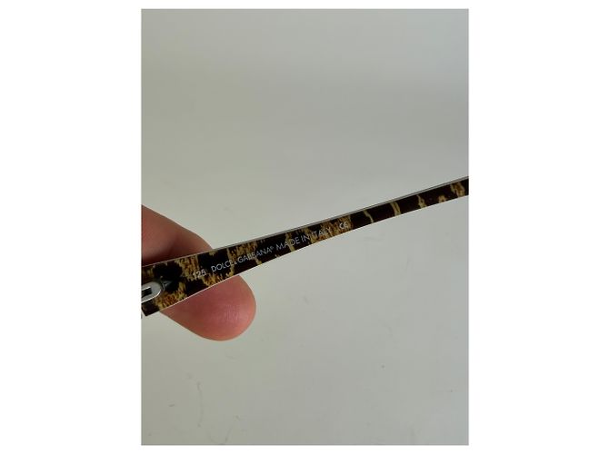Dolce & Gabbana Occhiali da sole Vintage Dolce Acetate DG 420S Black Brown Nero - vista 9