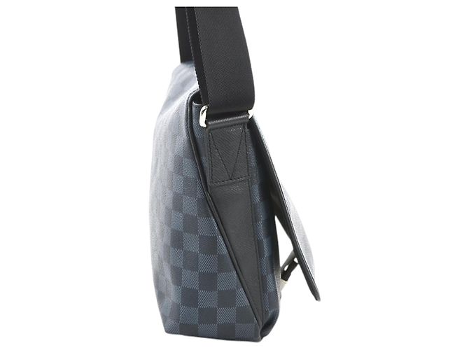 Borsa a tracolla Louis Vuitton Damier Cobalt Matchpoint Blu - vista 2