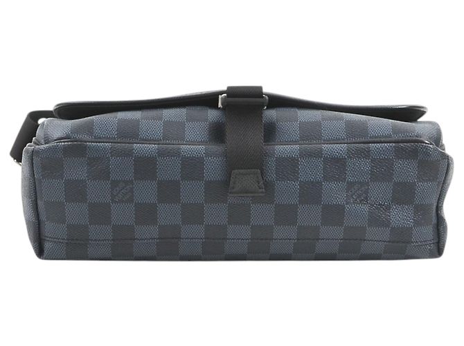 Borsa a tracolla Louis Vuitton Damier Cobalt Matchpoint Blu - vista 4