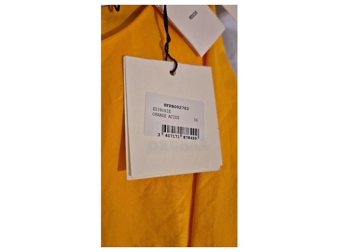 Sandro Ärmelloses Maxikleid in Orange - Ansicht 4