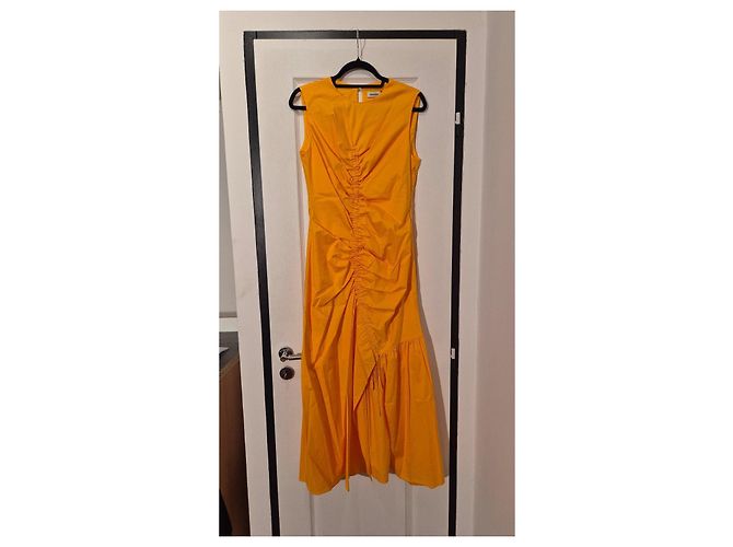 Sandro Ärmelloses Maxikleid in Orange - Ansicht 6