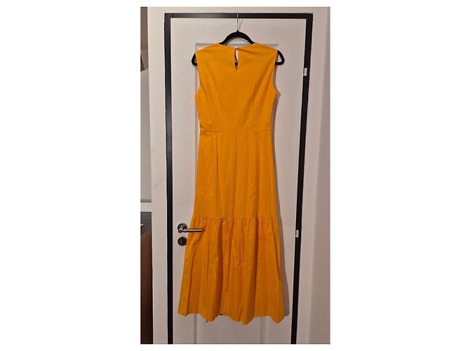 Sandro Ärmelloses Maxikleid in Orange - Ansicht 7
