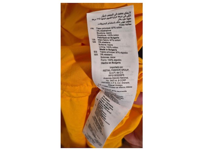 Sandro Ärmelloses Maxikleid in Orange - Ansicht 9