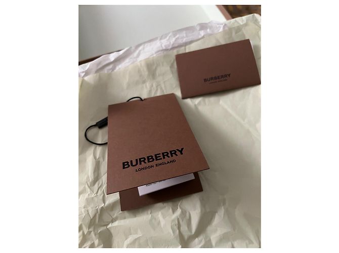 Burberry Check Pumps aus Canvas Schwarz Weiß Rot Beige - Ansicht 12