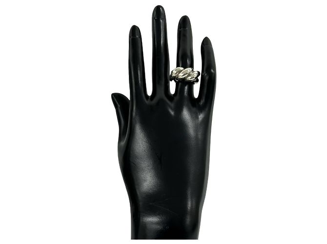 Hermès Hermes Torsade Band Ring Silber - Ansicht 2