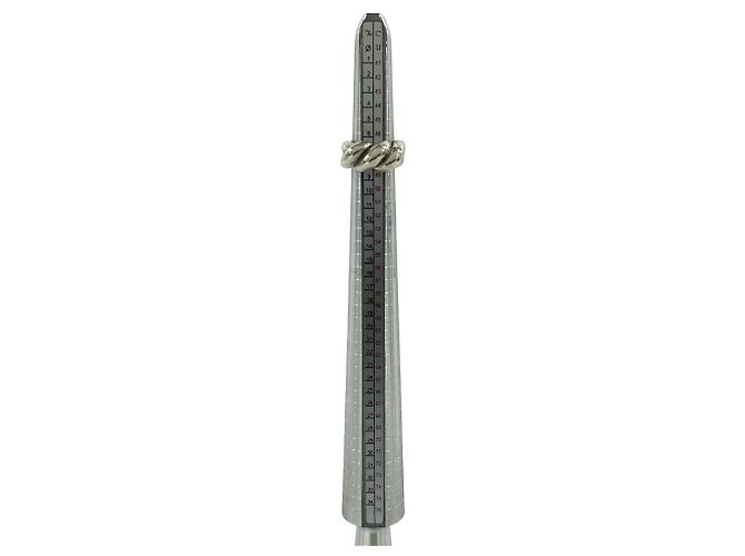 Hermès Hermes Torsade Band Ring Silber - Ansicht 7