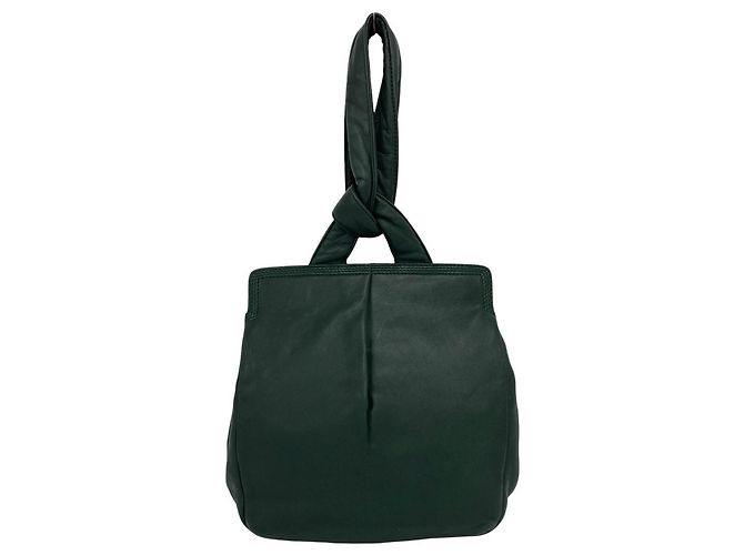 Mini Tote Bag Loewe Vintage Anagram Logo Verde - vista 2