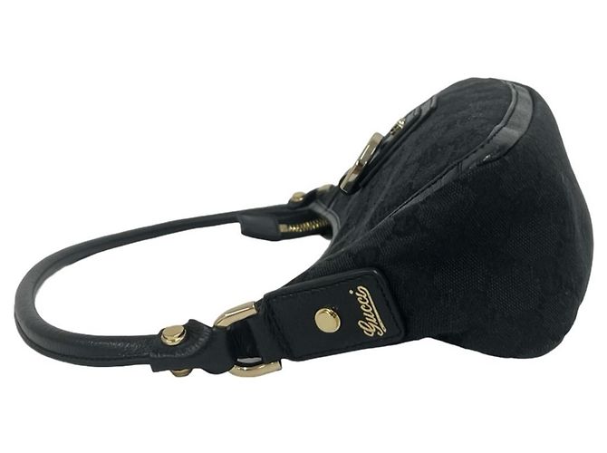 Borsa Gucci Abbey GG Pattern Logo Nero - vista 5
