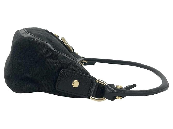 Borsa Gucci Abbey GG Pattern Logo Nero - vista 6