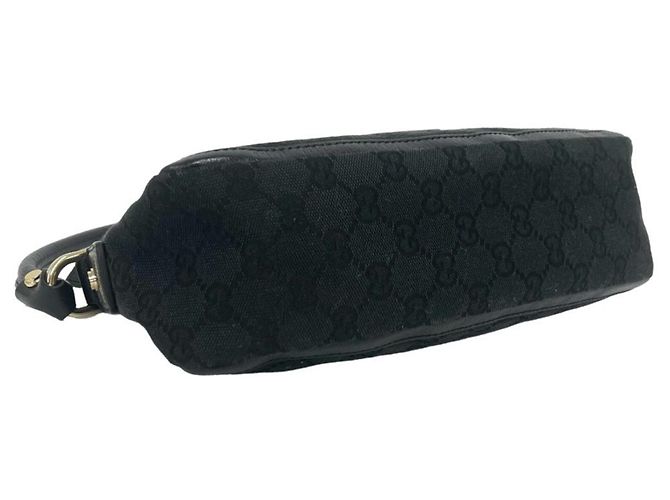 Borsa Gucci Abbey GG Pattern Logo Nero - vista 7