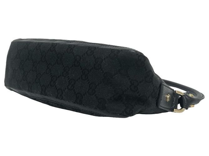 Borsa Gucci Abbey GG Pattern Logo Nero - vista 8