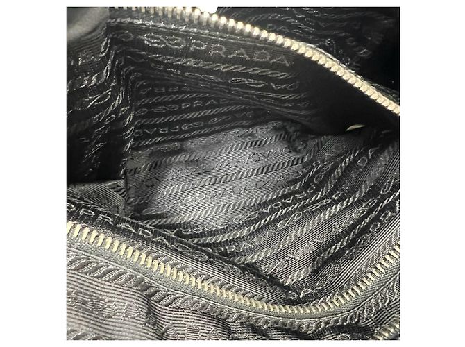 Bolso Prada Tessuto Pocono Negro - vista 10