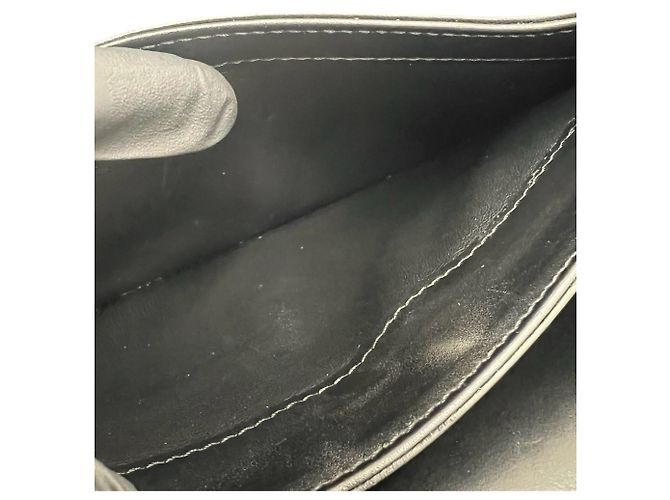Borsa a tracolla Loewe Barcelona in pelle nera Nero - vista 10