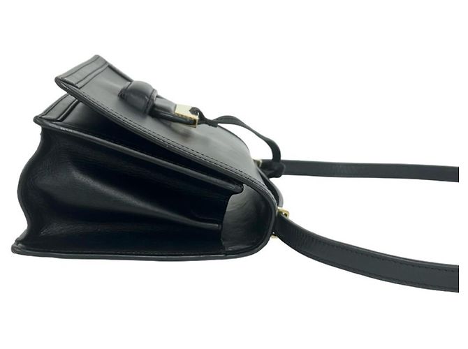 Borsa a tracolla Loewe Barcelona in pelle nera Nero - vista 6