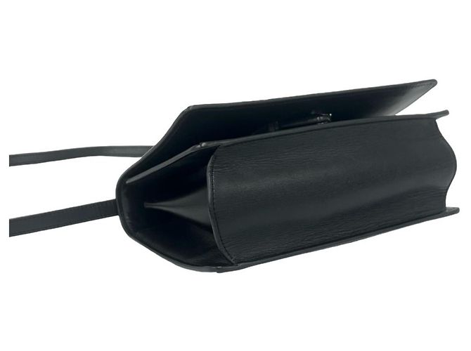 Borsa a tracolla Loewe Barcelona in pelle nera Nero - vista 7