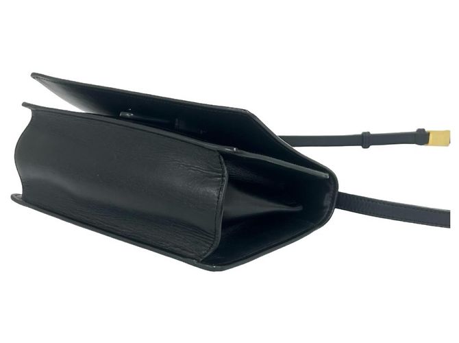 Borsa a tracolla Loewe Barcelona in pelle nera Nero - vista 8